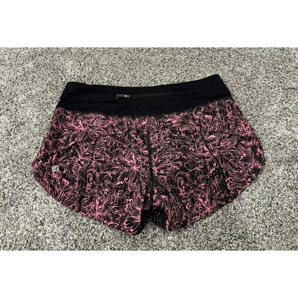 Lululemon Speed Up Short *2.5" Infinity Speed Up Short Glossy Black Size 4 EUC - Picture 3 of 5